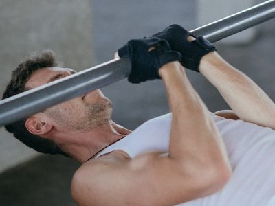 Man performing a strength exercise